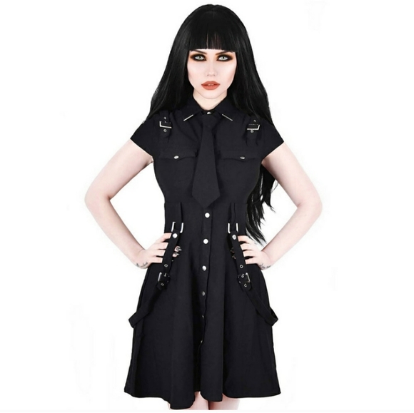 Killstar Dresses & Skirts - Killstar Dress Killstar 13th Infantry Dress S NO TIE